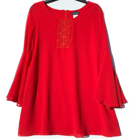 strapless open back dress Marciano Woman dress Karen Dress 4RGK13 6869z G5l1 Red